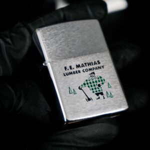 Zippo Xưa 1975 – F.E Mathias Lumber Co 10