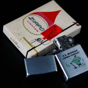 Zippo Xưa 1975 – F.E Mathias Lumber Co 12