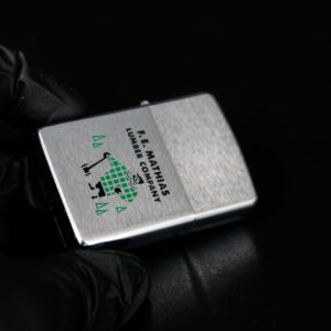 Zippo Xưa 1975 – F.E Mathias Lumber Co 7