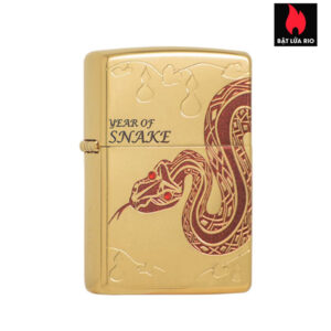 Zippo CZA-2-42A - Zippo Year of the Snake 2025 Gold Plating Asia Limited Edition