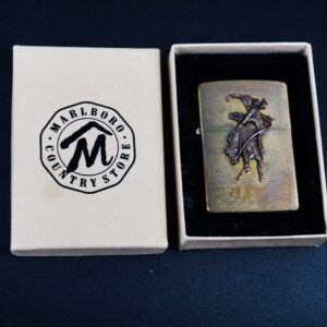 Zippo La Mã 1994 – Đồng Thau Nguyên Khối – Marlboro Country Store Rodeo 1