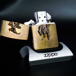 Zippo La Mã 1994 – Đồng Thau Nguyên Khối – Marlboro Country Store Rodeo 9