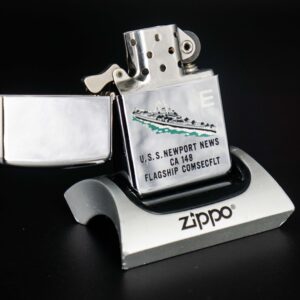 Zippo Xưa 1962 – Town & Country - Uss Newport News CA-148 - Flagship Comsecflt 23 Zippo Xưa 1962 – Town & Country - Uss Newport News CA-148 - Flagship Comsecflt 1