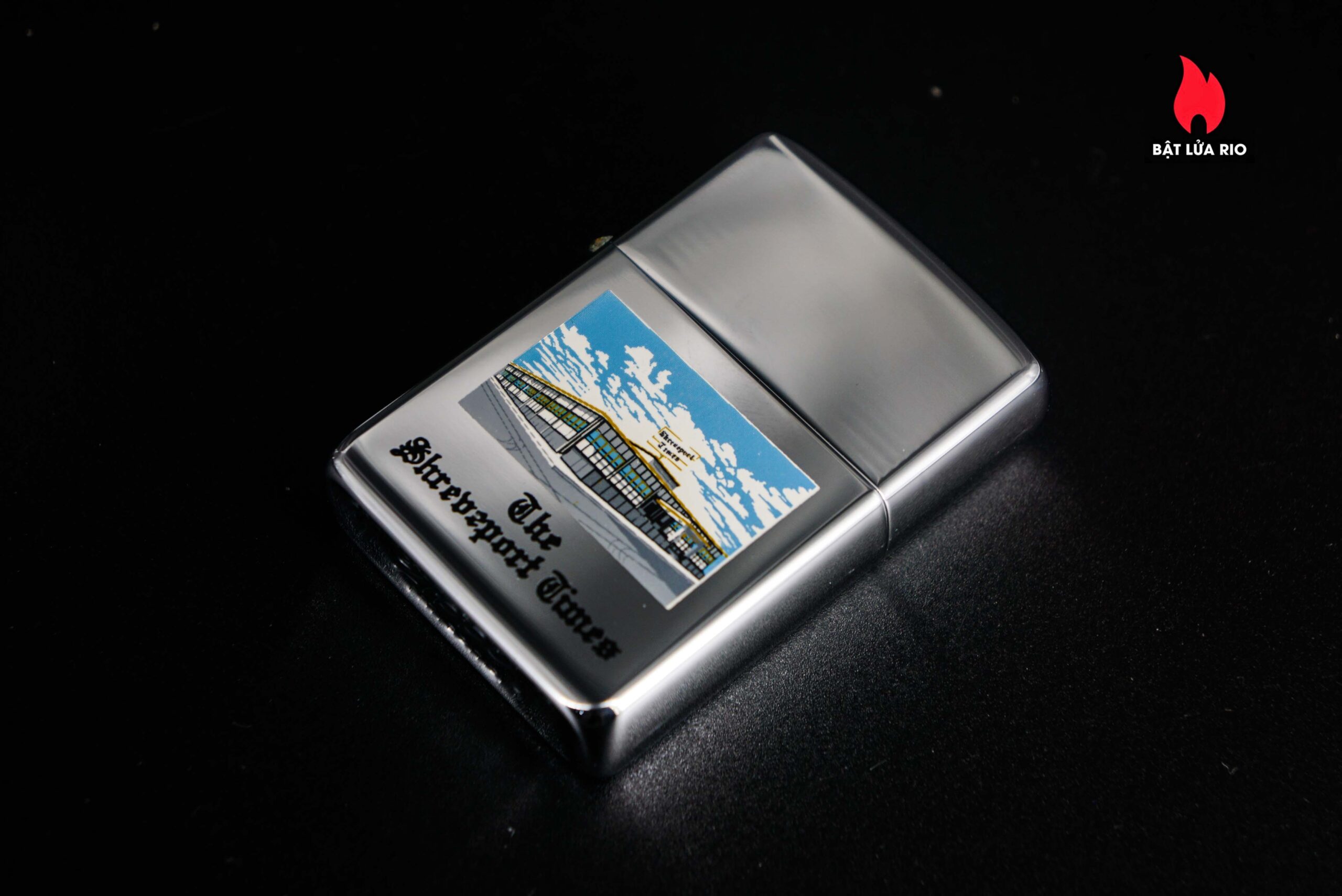 Zippo Xưa 1967 – Town & Country - The Shreveport Times Building 3