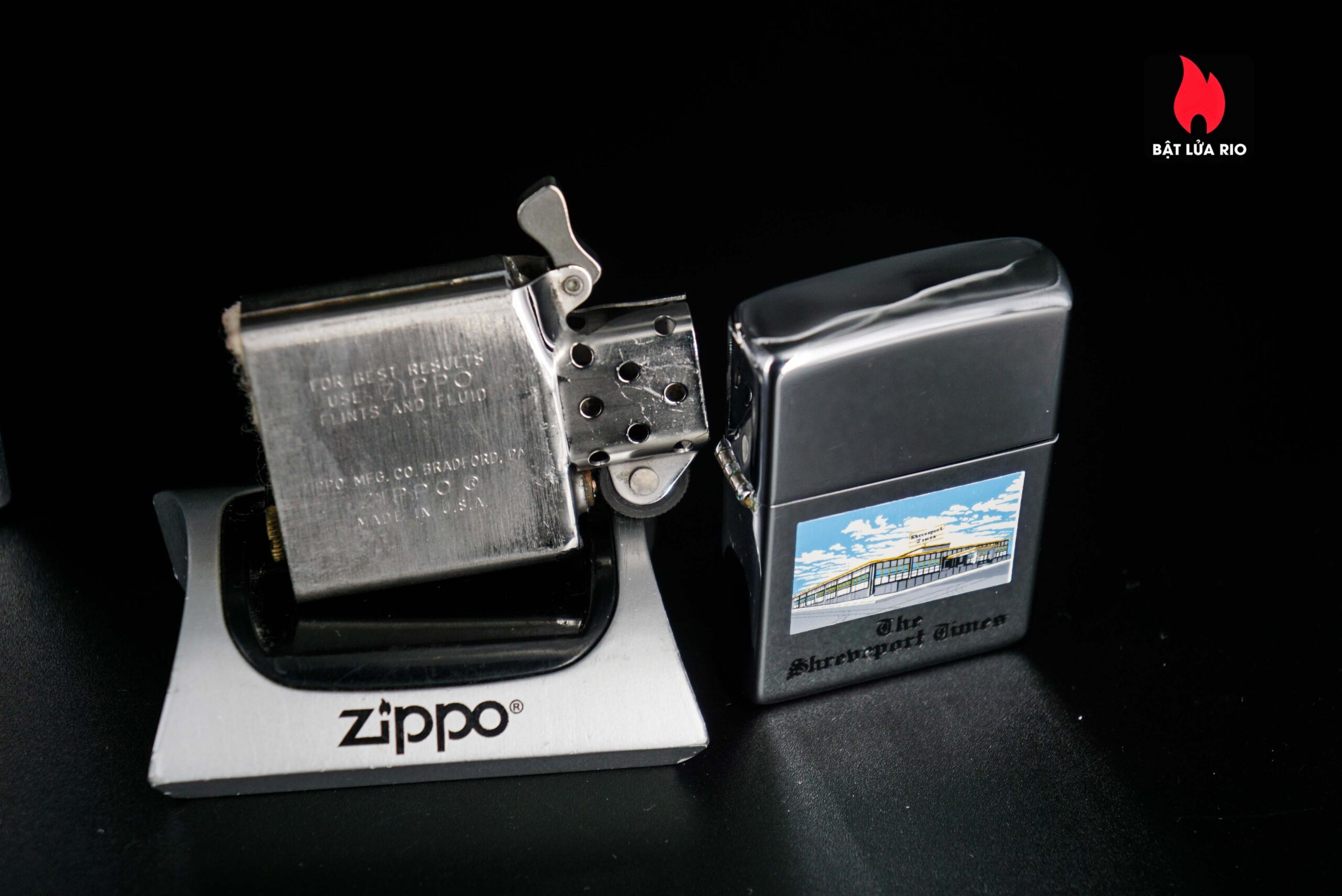 Zippo Xưa 1967 – Town & Country - The Shreveport Times Building 8