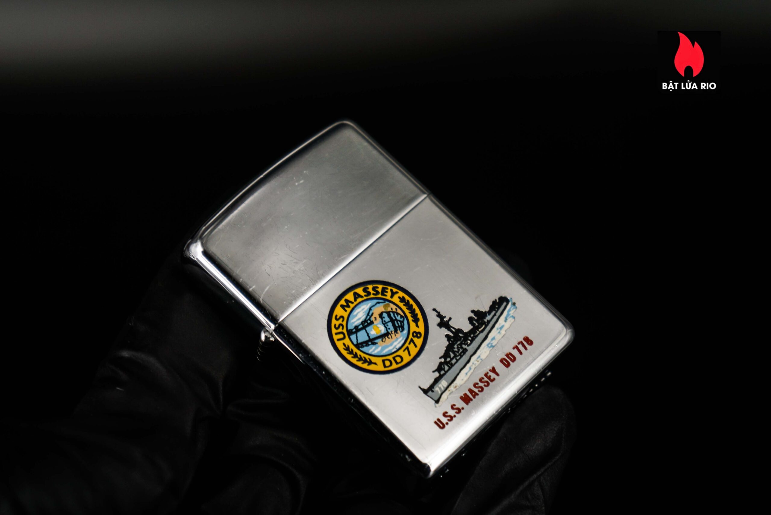 Zippo Xưa 1968 – Town & Country - Uss Massey DD-778 6 Zippo Xưa 1968 – Town & Country - Uss Massey DD-778 5