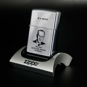 Zippo Xưa 1968 – W.A Boyle - President United Mine Workers 2