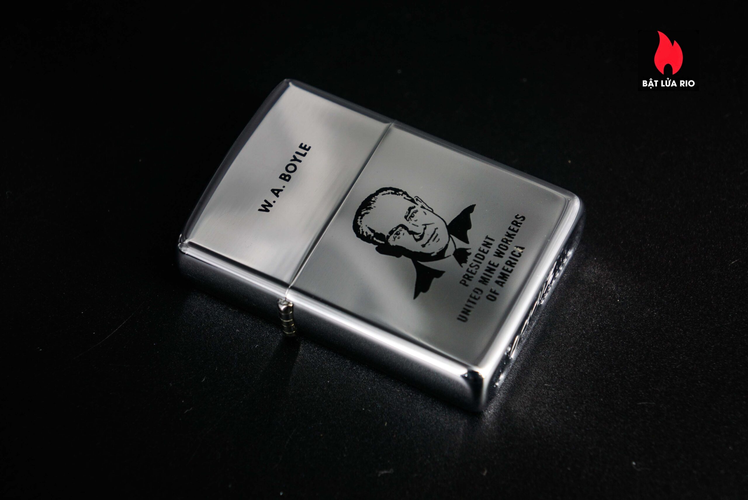 Zippo Xưa 1968 – W.A Boyle - President United Mine Workers 5