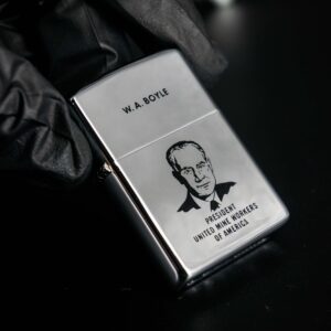 Zippo Xưa 1968 – W.A Boyle - President United Mine Workers 6