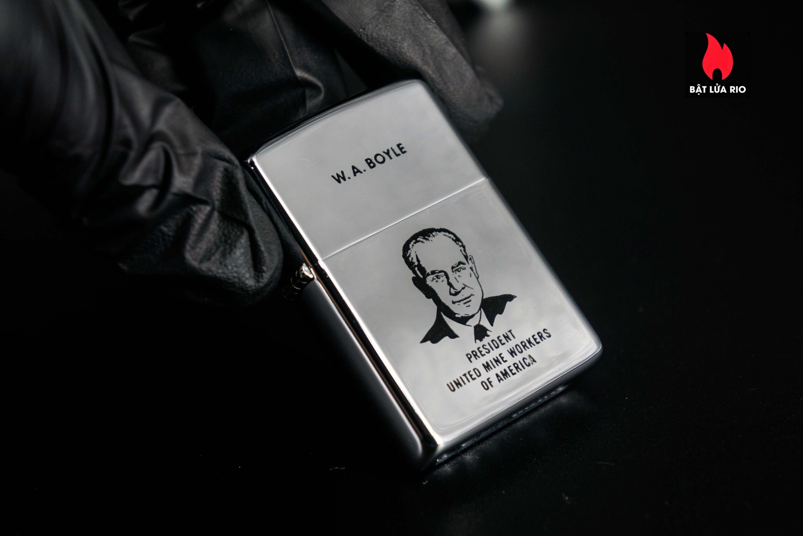 Zippo Xưa 1968 – W.A Boyle - President United Mine Workers 6