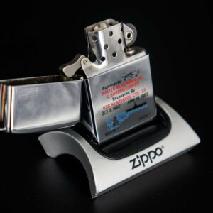 Zippo Xưa 1969 – Astronauts Edward White and James McDivitt Recovery by Helicopter of Uss Wasp June 7, 1965 11