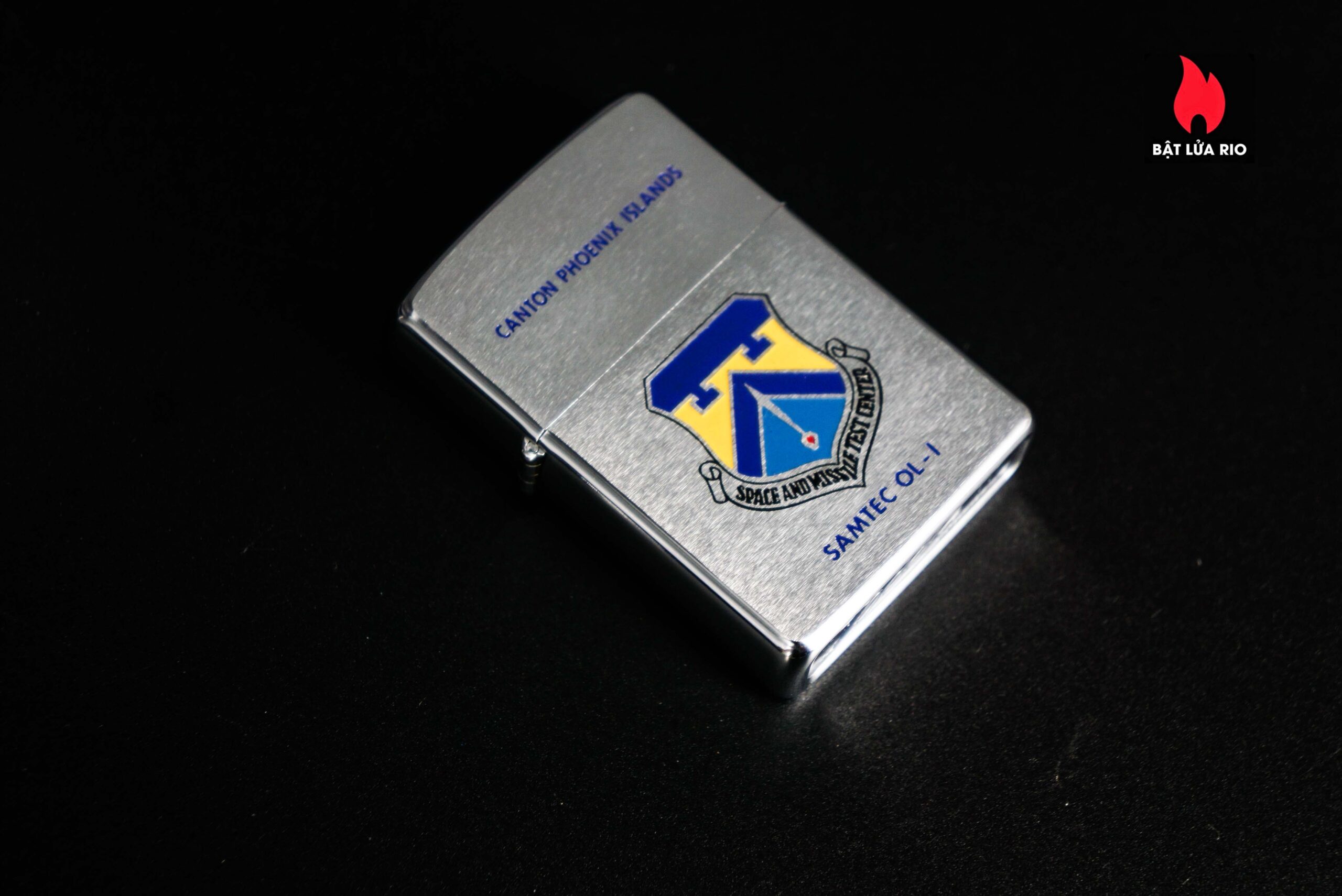 Zippo Xưa 1971 – Space And Misslle Test Center – Canton Phoenix Islands Samtec OL-I 27 Zippo Xưa 1971 – Space And Misslle Test Center 6