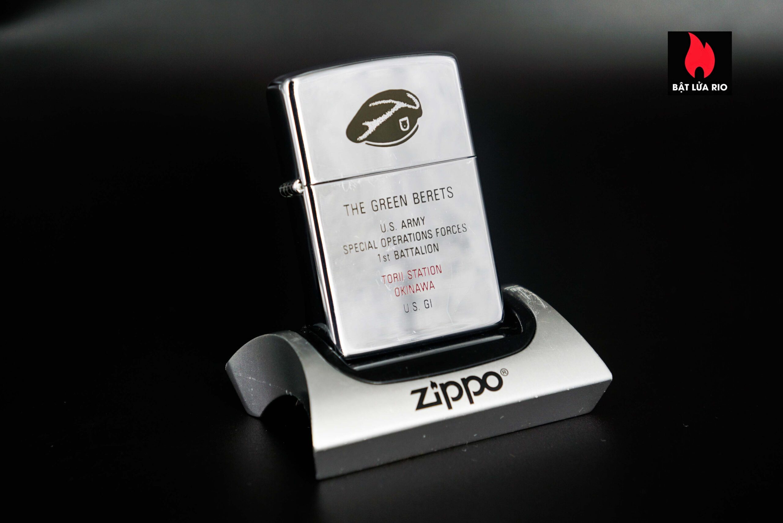 Zippo Xưa 1984 – The Green Berets - Us Army Special Operations 