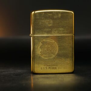Zippo Chu Niên 1932-1988 – Đồng Nguyên Khối – Uss Peoria LST-1183 14