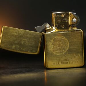 Zippo Chu Niên 1932-1988 – Đồng Nguyên Khối – Uss Peoria LST-1183 15