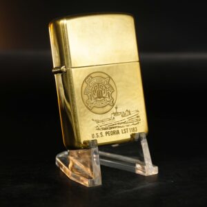 Zippo Chu Niên 1932-1988 – Đồng Nguyên Khối – Uss Peoria LST-1183
