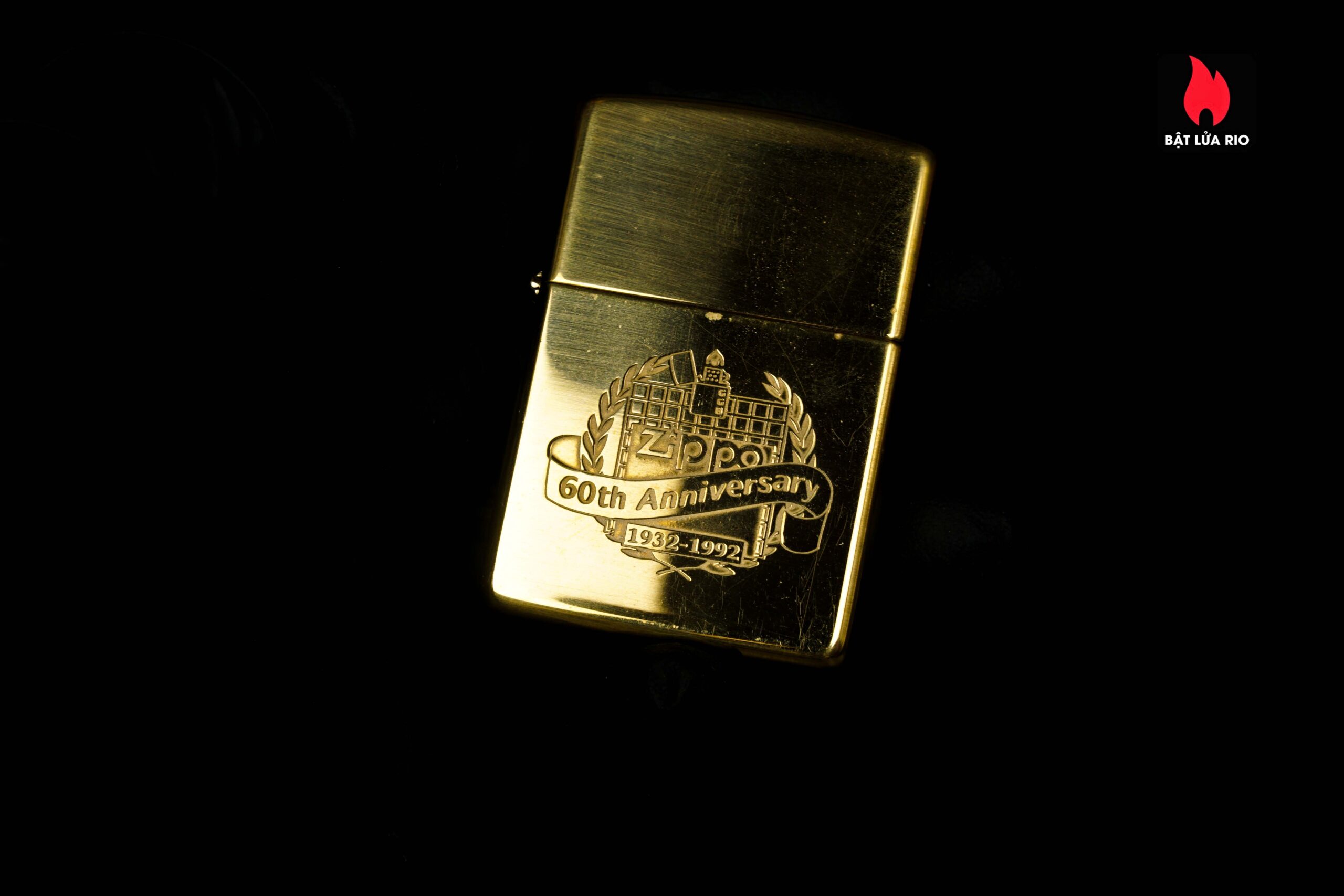 Zippo Chu Niên 1932 – 1992 – 60th Anniversary – Đồng Nguyên Khối 26 Zippo Chu Niên 1932 – 1992 – 60th Anniversary – Đồng Nguyên Khối 10