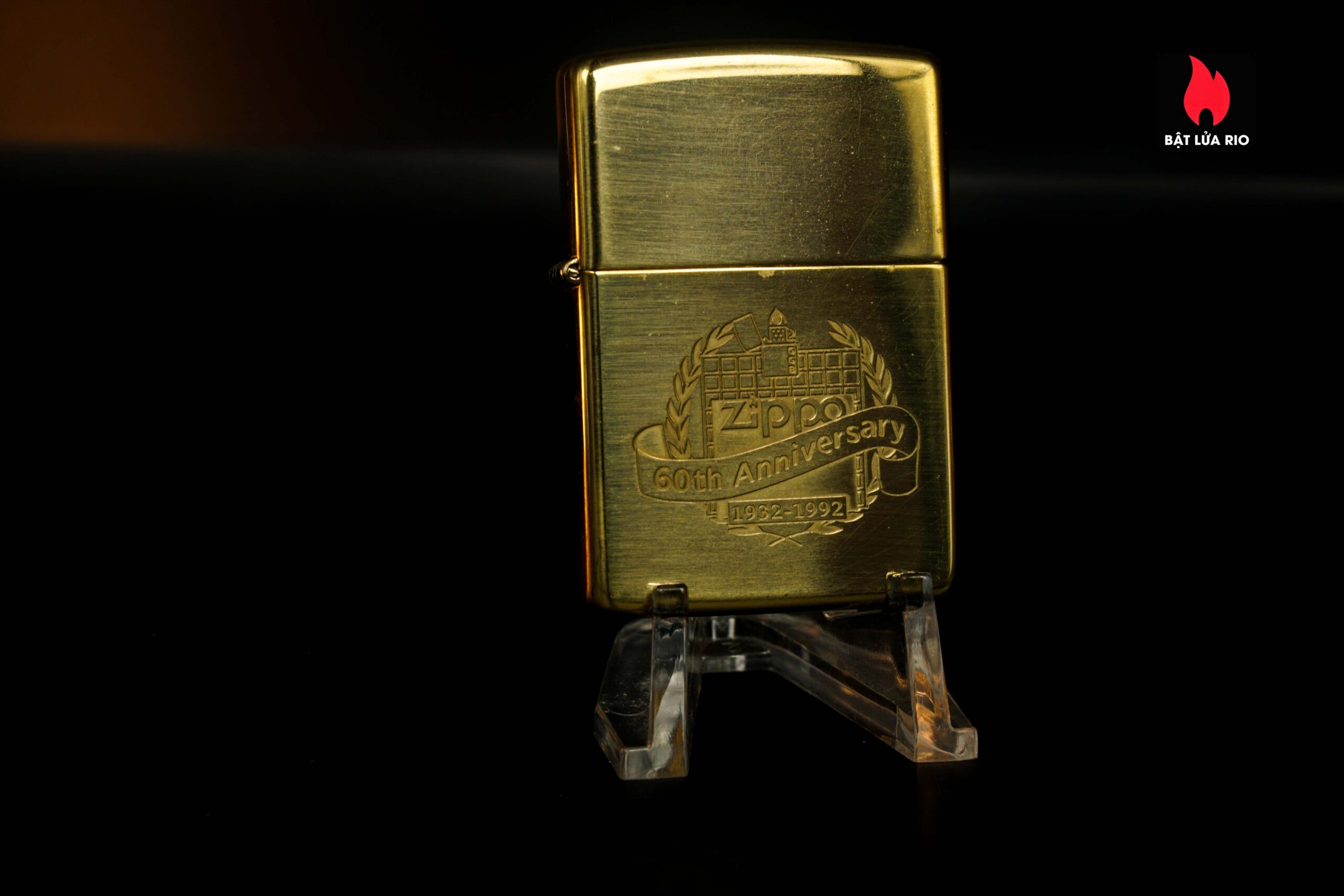 Zippo Chu Niên 1932 – 1992 – 60th Anniversary – Đồng Nguyên Khối 24 Zippo Chu Niên 1932 – 1992 – 60th Anniversary – Đồng Nguyên Khối