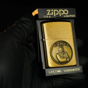 Zippo Chu Niên 1932 – 1992 – Emblem Camel Tuxedo – Đồng Nguyên Khối – New 1