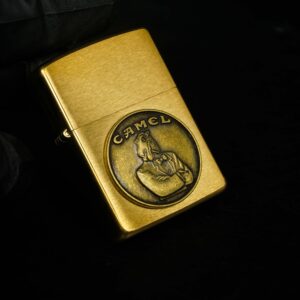 Zippo Chu Niên 1932 – 1992 – Emblem Camel Tuxedo – Đồng Nguyên Khối – New 4