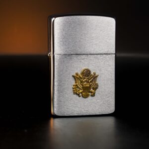Zippo La Mã 1989 – U.S Army – Brushed Chrome – Lục quân Hoa Kỳ 10