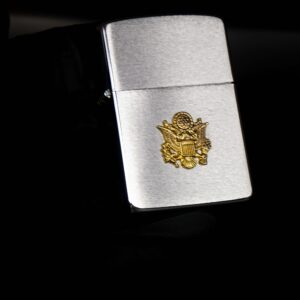 Zippo La Mã 1989 – U.S Army – Brushed Chrome – Lục quân Hoa Kỳ 11