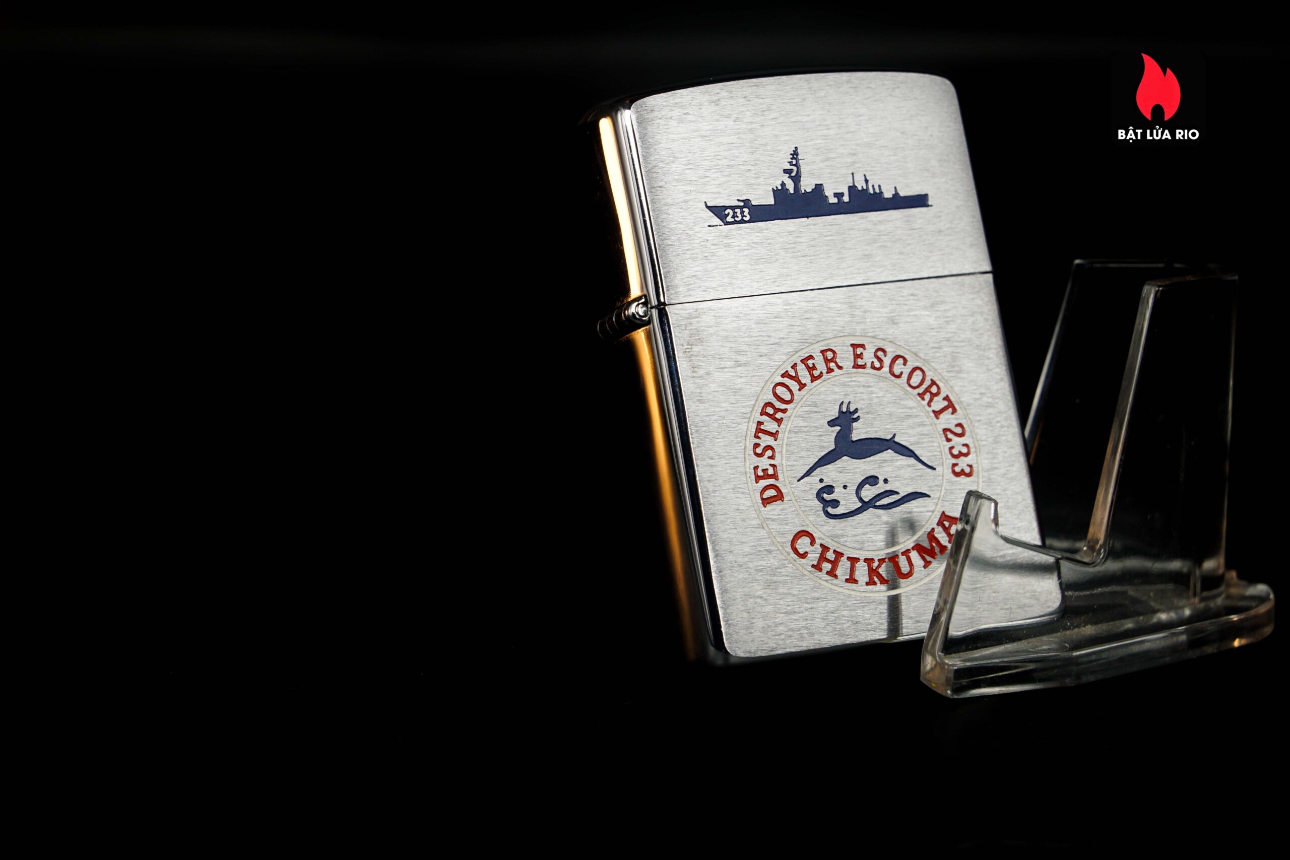 Zippo La Mã 1992 –Destroyer JS Chikuma DE-233 10