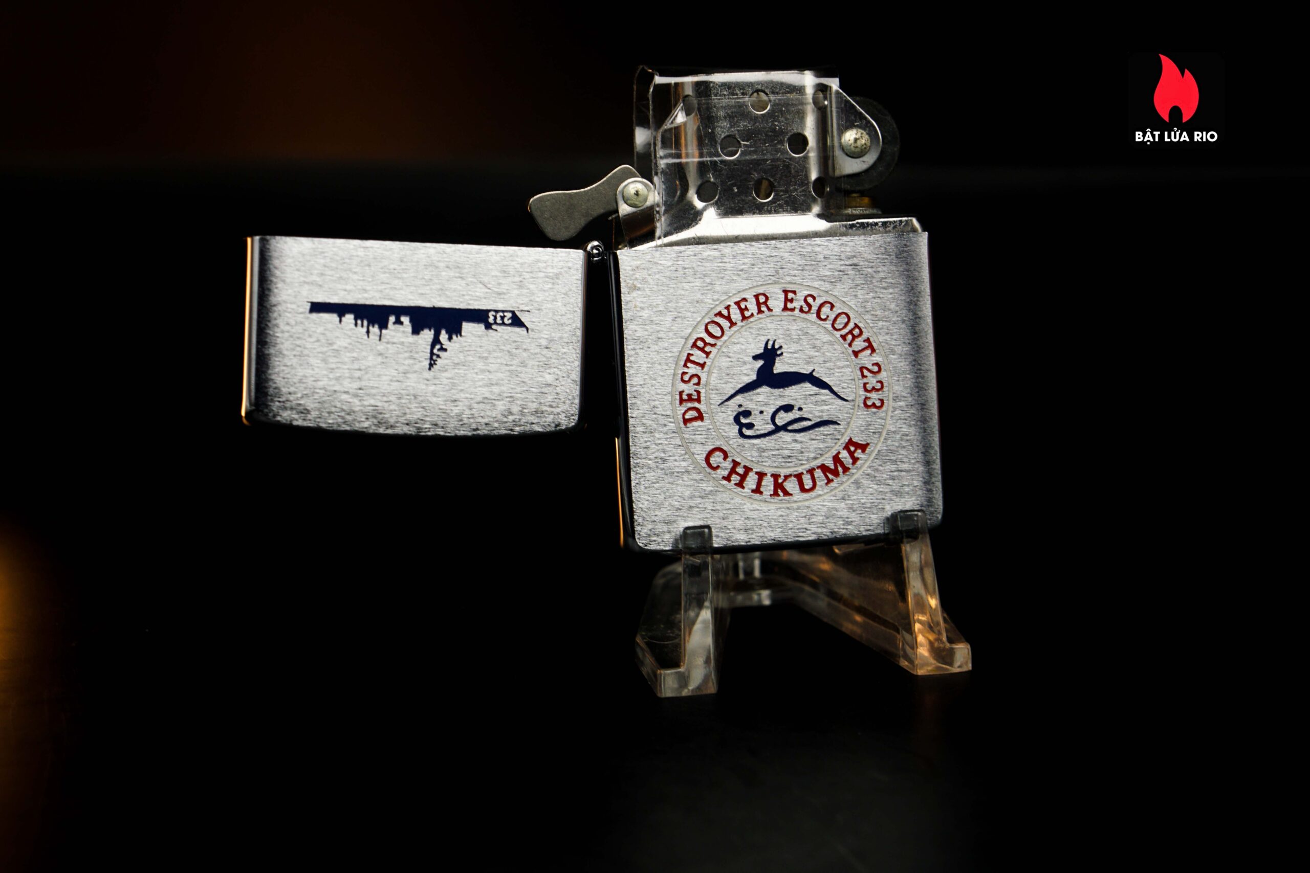 Zippo La Mã 1992 –Destroyer JS Chikuma DE-233 2