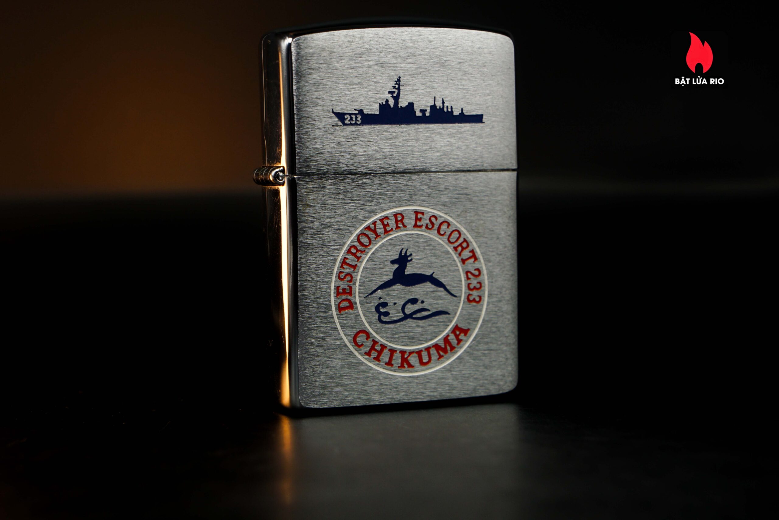 Zippo La Mã 1992 –Destroyer JS Chikuma DE-233 4