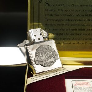 Zippo La Mã 1992 – White Nickel Finish – 60TH Anniversary 3
