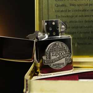 Zippo La Mã 1992 – White Nickel Finish – 60TH Anniversary 4