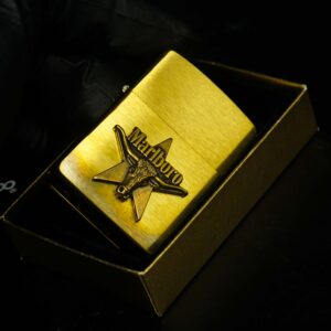 Zippo La Mã 1993 – Đồng Nguyên Khối – Marlboro Longhorns 1
