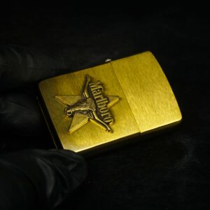 Zippo La Mã 1993 – Đồng Nguyên Khối – Marlboro Longhorns 12