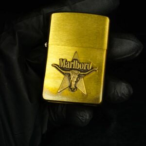 Zippo La Mã 1993 – Đồng Nguyên Khối – Marlboro Longhorns 17