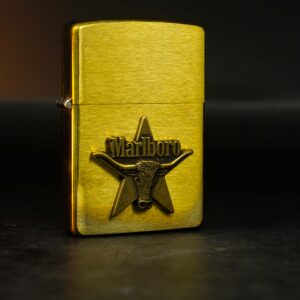 Zippo La Mã 1993 – Đồng Nguyên Khối – Marlboro Longhorns 5