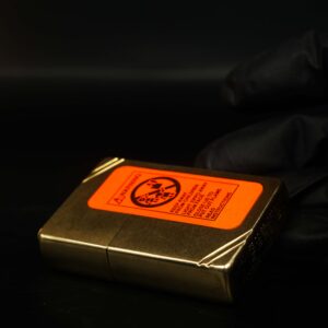 Zippo La Mã 1993 – Đồng Nguyên Khối - Trơn 2 mặt - Vintage 8