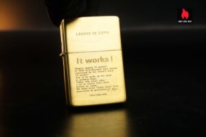 Zippo La Mã 1993 – Itaya Colection - Legend Of Zippo - Vintage 1937 - Zippo Story Collection