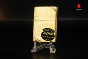 Zippo La Mã 1995 – Đồng Nguyên Khối - Trơn 2 mặt - Vintage 11