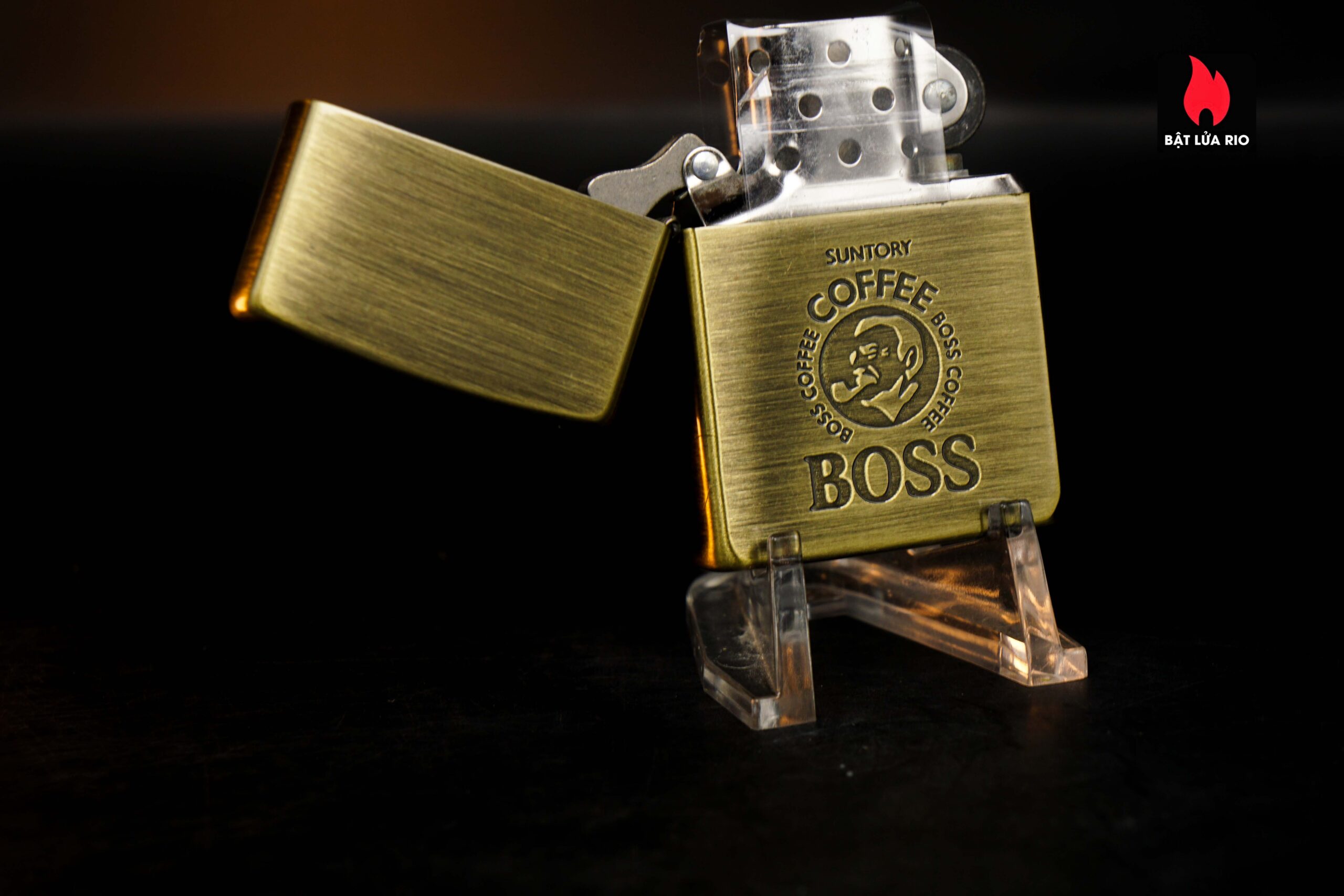 非売品】ボスジャン 1995年製 zippo GOLD SUNTORY BOSS COFFEE 非売品】ボスジャン 1995年製 zippo GOLD SUNTORY BOSS COFFEE