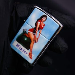 Zippo La Mã 1996 – Pin-up Girl - Winter 6