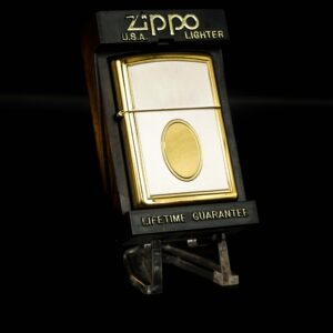 Zippo La Mã 1997 – Two-Tone Gold and Silver - Gold Plate 1