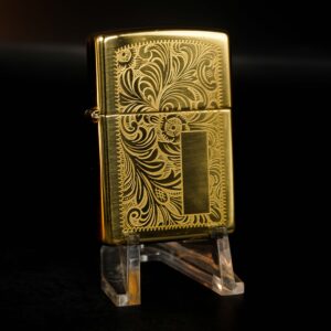 Zippo La Mã 1998 – Đồng Nguyên Khối – Venetian – Hoa Văn Ý