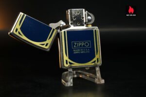 Zippo La Mã 1998 – Logo Zippo - Lacke Bạc 1