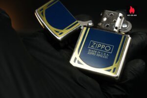 Zippo La Mã 1998 – Logo Zippo - Lacke Bạc 11