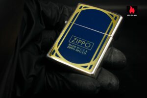 Zippo La Mã 1998 – Logo Zippo - Lacke Bạc 14