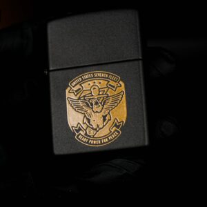 Zippo La Mã 1998 – United States Seventh Fleet - Black Matte 12