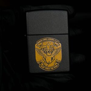 Zippo La Mã 1998 – United States Seventh Fleet - Black Matte 8