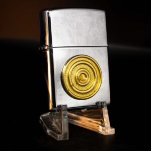 Zippo La Mã 1999 – Tahoe Gold Circle Emblem Native American