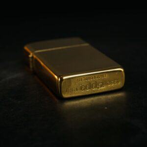 Zippo Slim Chu Niên 1932-1987 – Đồng Nguyên Khối - Trơn 2 mặt 12