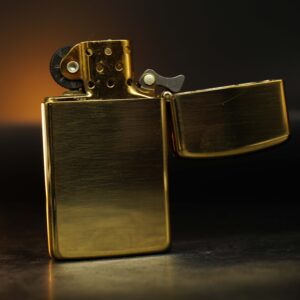 Zippo Slim Chu Niên 1932-1987 – Đồng Nguyên Khối - Trơn 2 mặt 19